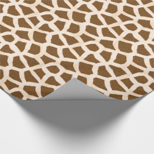 Giraffen-Pelz-Blick-Packpapier Geschenkpapier (Ecke)
