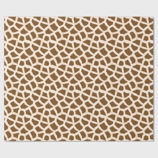 Giraffen-Pelz-Blick-Packpapier Geschenkpapier (Flach)
