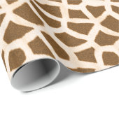 Giraffen-Pelz-Blick-Packpapier Geschenkpapier (Rolleneckpunkt)