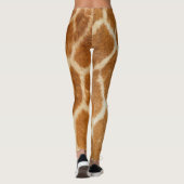 Giraffen-Pelz-Druck-Muster-Leggings Leggings (Rückseite)