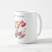 Giraffen-Pilot Geburtstag Kaffeetasse (VorderseiteRechts)