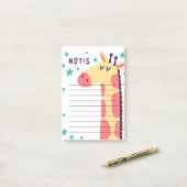 Giraffen-Post-It-Notizen Post-it Klebezettel (Auf Schreibtisch)