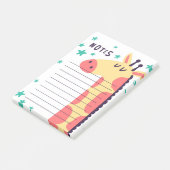 Giraffen-Post-It-Notizen Post-it Klebezettel (angewinkelt)