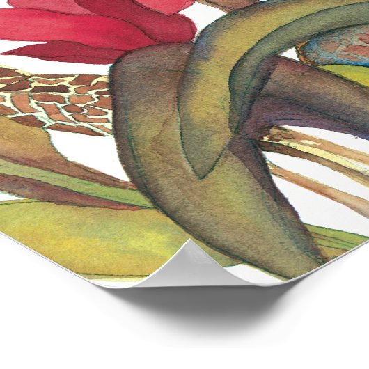 Giraffen Poster (Ecke)