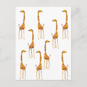 Giraffen Postkarte (Vorderseite)