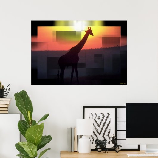 Giraffen Print Poster (Heimbüro)