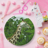 Giraffen-Profil-Papierplatten Pappteller (Party)