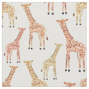 Giraffen-Safari-Druck Stoff