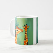 Giraffen-Safari-Kaffeetasse Kaffeetasse (Vorderseite Links)