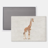 Giraffen-Safari-Tier Magnet (Vorderseite/Rückseite)