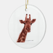 Giraffen-Schmuck Keramik Ornament (Links)