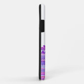 Giraffen-Silhouetten im bunten Stammes- Druck Case-Mate iPhone Hülle (Hinten/Rechts)