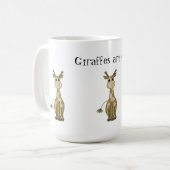 Giraffen sind Cool Kaffeetasse (Vorderseite Links)