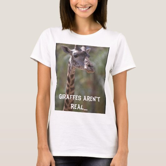 Giraffen sind nicht wirklich….Die Briten bildeten T-Shirt (Vorderseite)