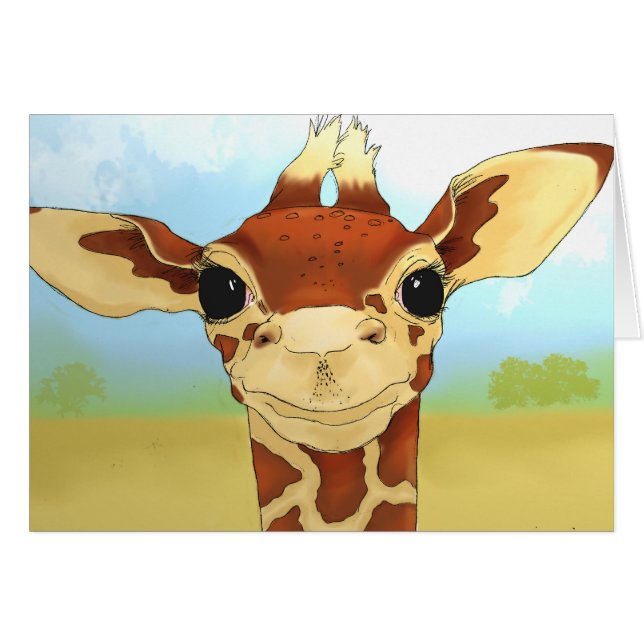 Giraffen sind sonderbar (Vorderseite (Horizontal))