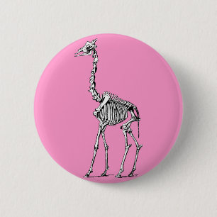 Giraffen-Skelett Button
