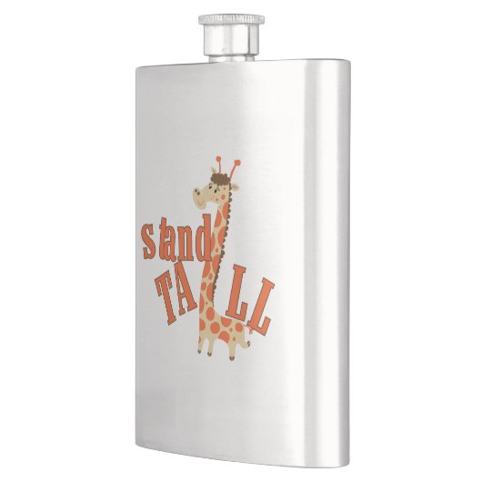 Giraffen-Stand hoch Flachmann (Links)