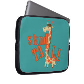 Giraffen-Stand hoch Laptopschutzhülle (Vorne Rechts)