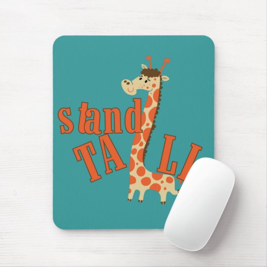 Giraffen-Stand hoch Mousepad (Mit Mouse)