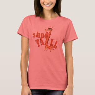 Giraffen-Stand hoch T-Shirt