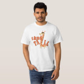 Giraffen-Stand hoch T-Shirt (Vorne ganz)
