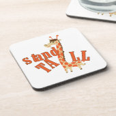 Giraffen-Stand hoch Untersetzer (Linke Seite)