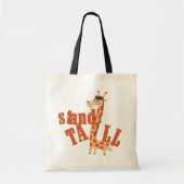 Giraffen-Stand-hohe Taschen-Tasche Tragetasche (Vorne)