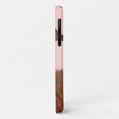 Giraffen, stehend in Mopanobäumen mit rosa Himmel Case-Mate iPhone Hülle (Hinten/Links)