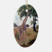 Giraffen-stehende hohe Verzierung Keramik Ornament (Rechts)