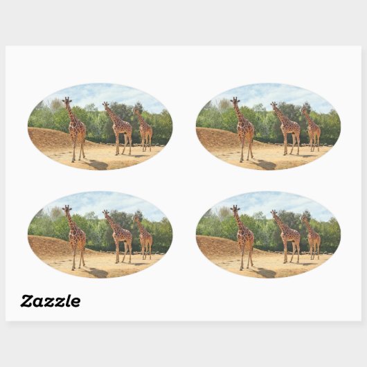 Giraffen Stickers (Blatt)