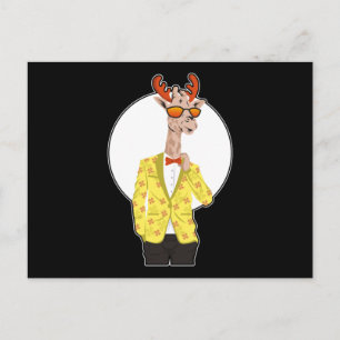 Giraffen Süße Safari Cool Tier Design Geschenk Postkarte