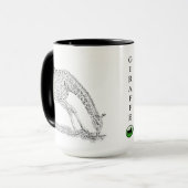 Giraffen-Tasse - Afrika-Reihe Tasse (Vorderseite Links)