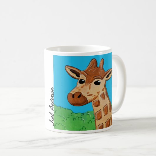 Giraffen-Tasse Kaffeetasse (VorderseiteRechts)
