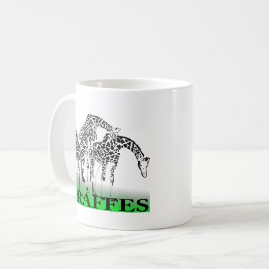 Giraffen-Tasse Kaffeetasse (Vorderseite Links)