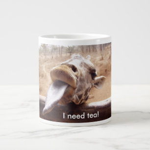 Giraffen-Tee-Tasse Jumbo-Tasse