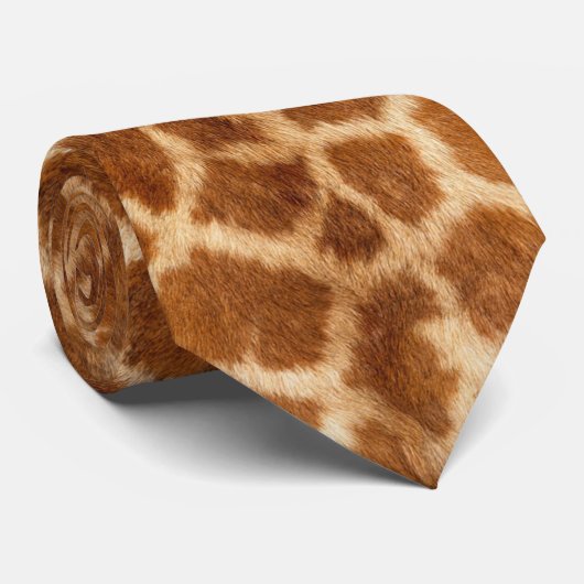 Giraffen-Tier-Krawatte Krawatte (Gerollt)