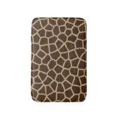 Giraffen-Tierdruck Brown Badematte (Vorderseite Vertikal)