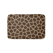 Giraffen-Tierdruck Brown Badematte (Vorderseite)