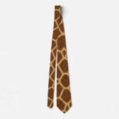 Giraffen-Tiermuster Krawatte (Rückseite)