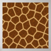 Giraffen-Tiermuster Poster (Vorne)