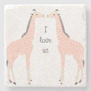 Giraffen Trinket Box Steinuntersetzer