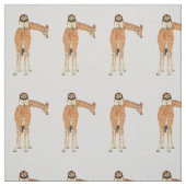 Giraffen-u. Eulen-Gewebe Stoff (Muster)