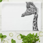 Giraffen-u. Kalb-Amerikaner MoJo Geschirrtücher (Gefaltet)