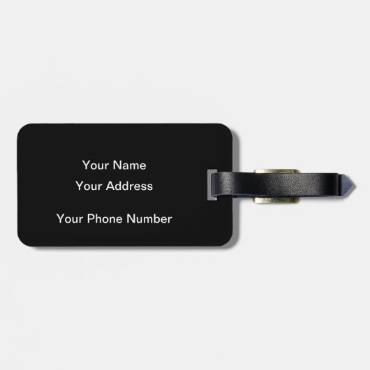 Giraffen-u. Kalb-Gepäckanhänger Gepäckanhänger (Rückseite horizontal)