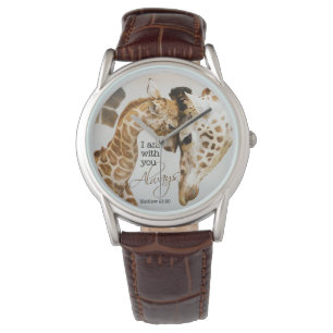 Giraffen-Uhr Armbanduhr