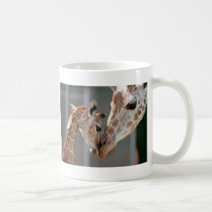 Giraffen- und Baby-Tasse Kaffeetasse