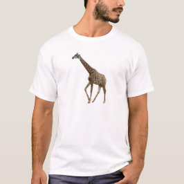 Giraffen und Bäume,长 颈 鹿. Foto von Wildtierzoo T-Shirt