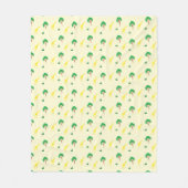 Giraffen und Baummuster Fleecedecke (Vorderseite)