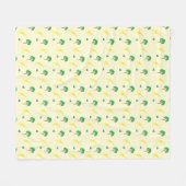 Giraffen und Baummuster Fleecedecke (Vorderseite (Horizontal))