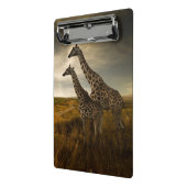Giraffen und die Landschaft Mini Klemmbrett (Gewinkelt2)